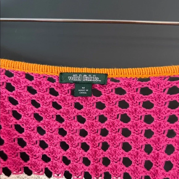 wild fable colorful Crochet Coverup - Picture 2 of 3